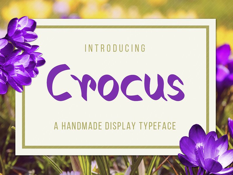 Crocus-Free-Typeface