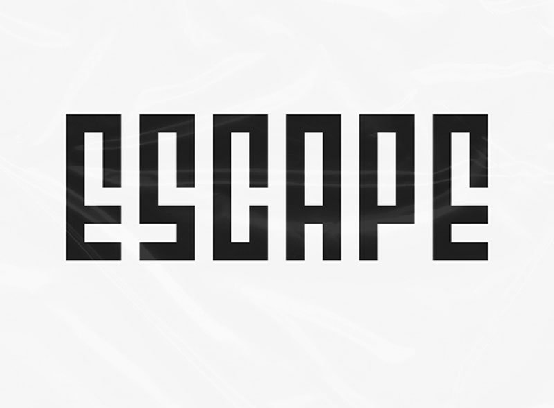 Escape-Free-Font