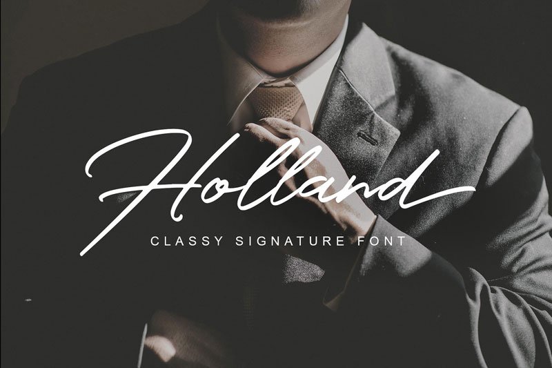 FONTSFree-Holland-Classy-Signature-Font