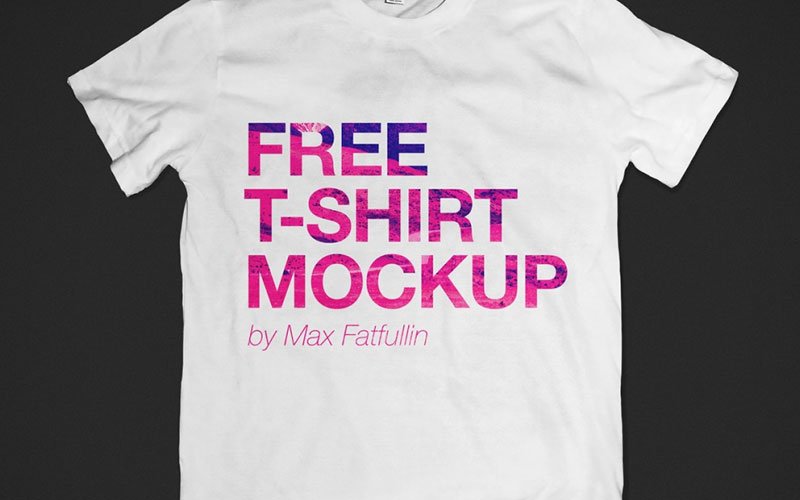 Free-Colored-T-Shirt-Mockup