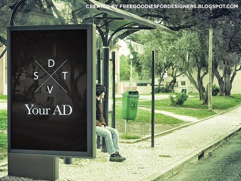 Bus-Stop-Advertising-Poster-Mockup