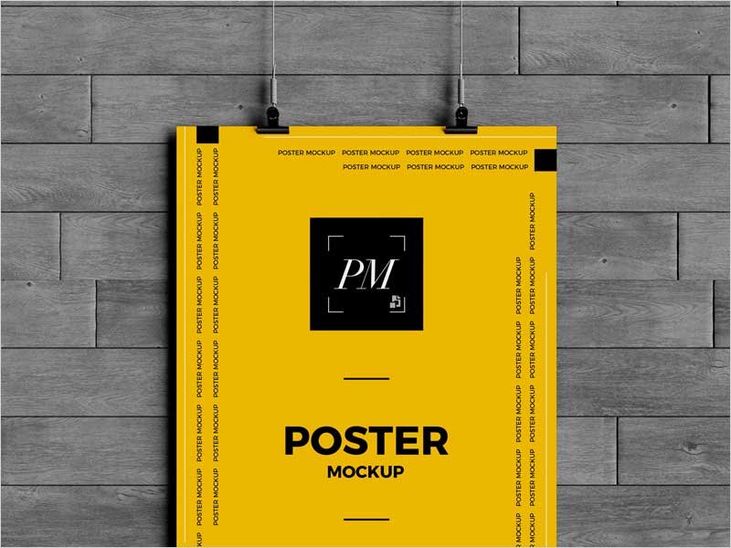 Hanging-Over-Wall-Poster-Mockup-Psd-2018