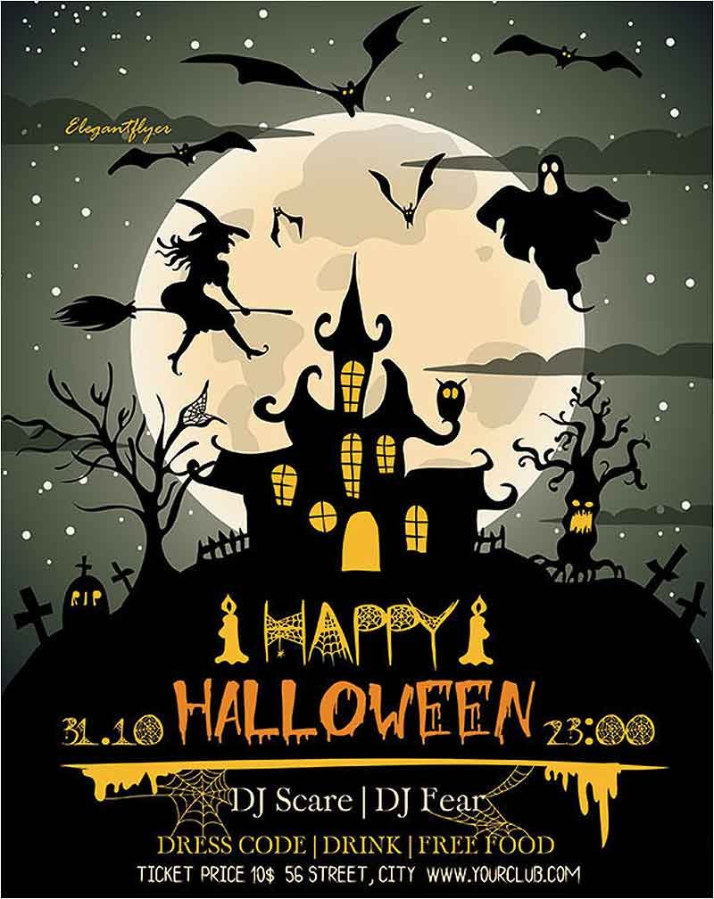 Happy-Halloween-Party-Flyer-Template-PSD