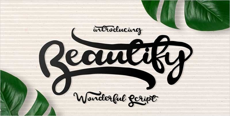 Beautify-Script-Font