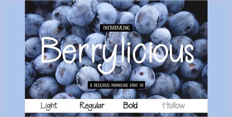 Berrylicious-Font