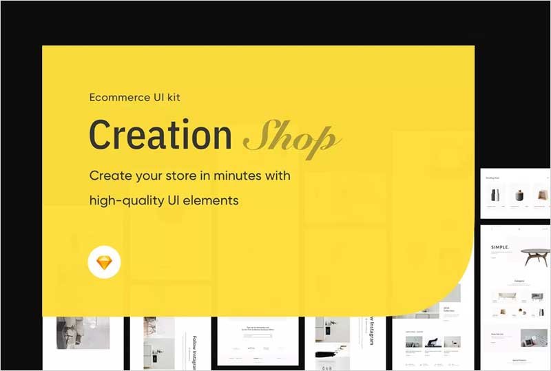 Creation-Shop-Free-UI-Kit-Sample
