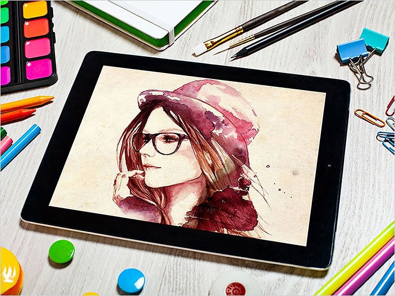 Free-Artist-Tablet-Mockup