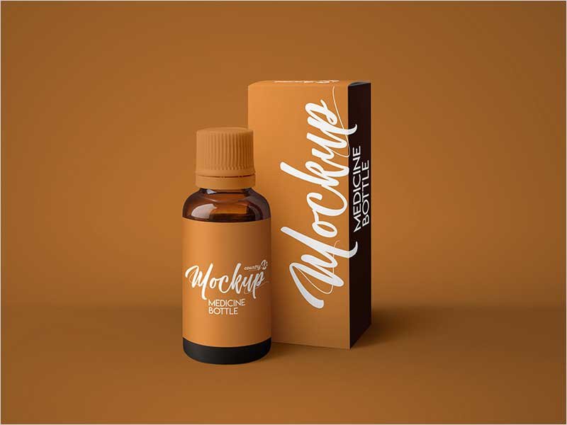 Free-Amber-Medicine-Bottle-MockUp-in-4k