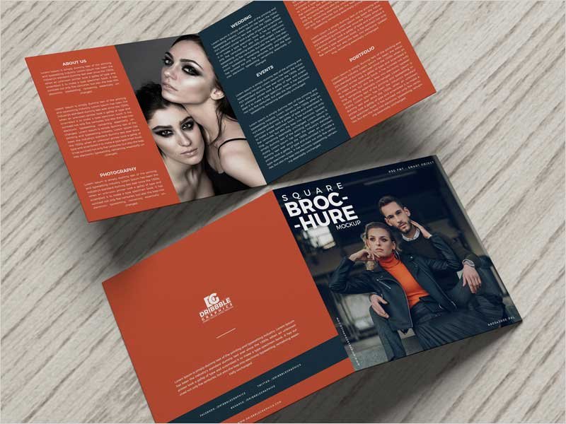 Free-Bi-Fold-Square-Brochure-Mockup