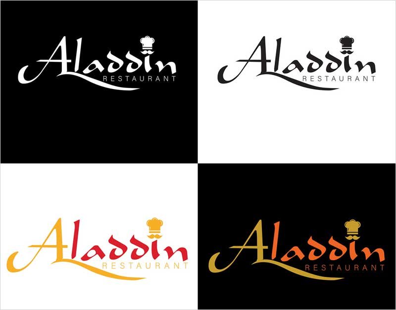 Aladdin-restaurant---Logo---Flyers---social-media-posts