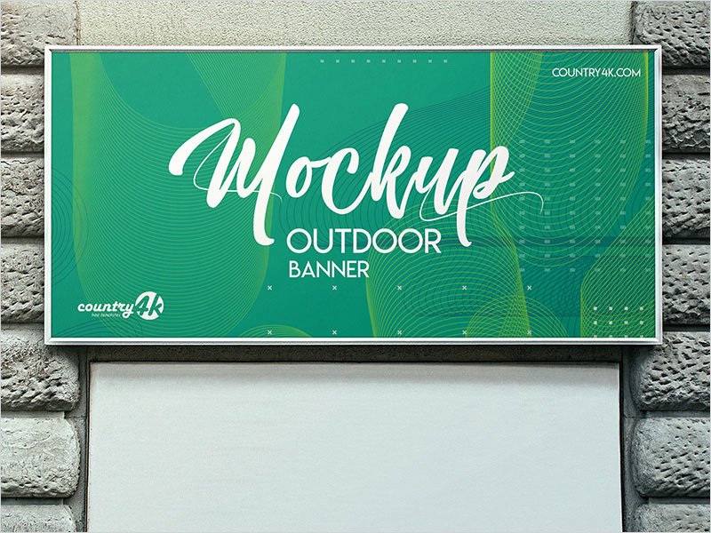 Free-Outdoor-Banner-PSD-MockUp-in-4k