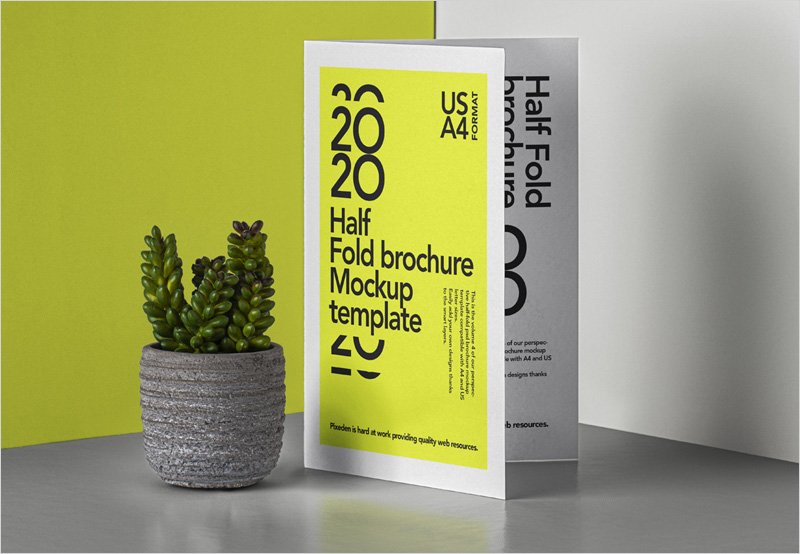 Psd-Half-Fold-Brochure-Mockup