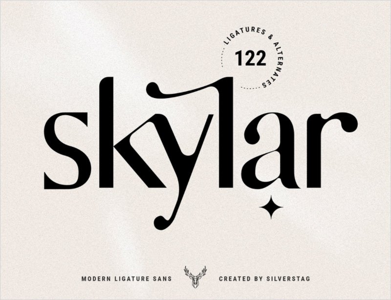 Skylar---Modern-Ligature-Sans-Font