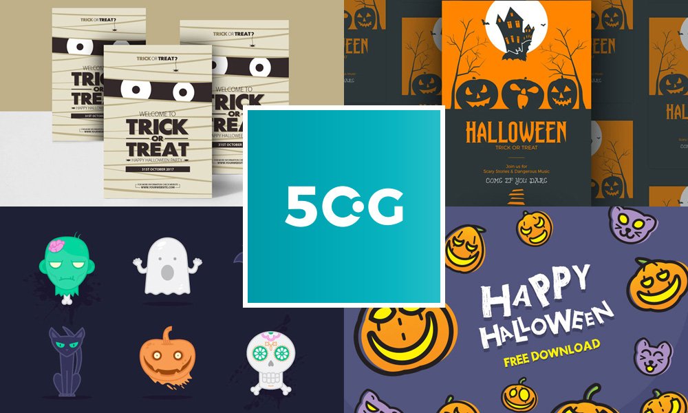 50-Free-Halloween-Vectors,-Graphics-&-Flyer-Template-Design-Resources