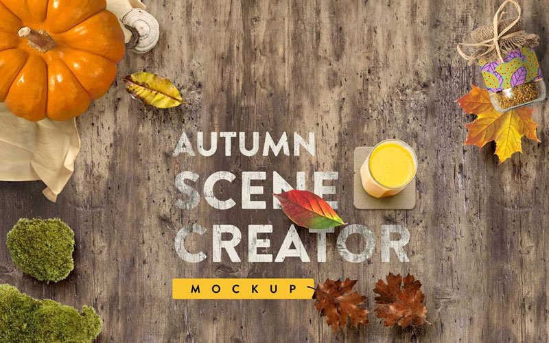 Autumn-Mockup-Scene-Generator