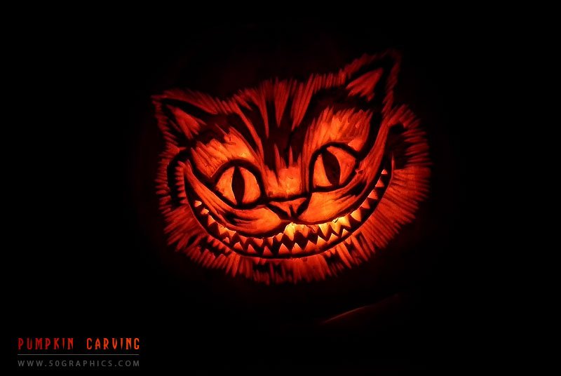 Chesire-Cat-Pumpkin-Carving