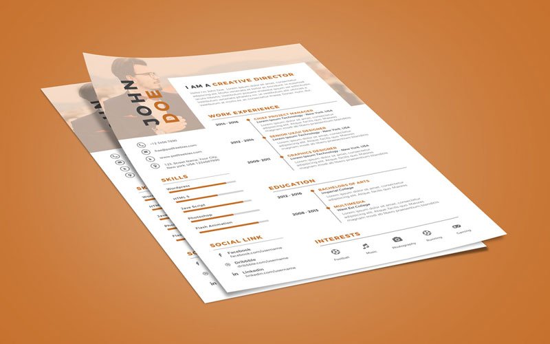 Creative-Executive-Resume-(CV)-Design-Template-PSD-File