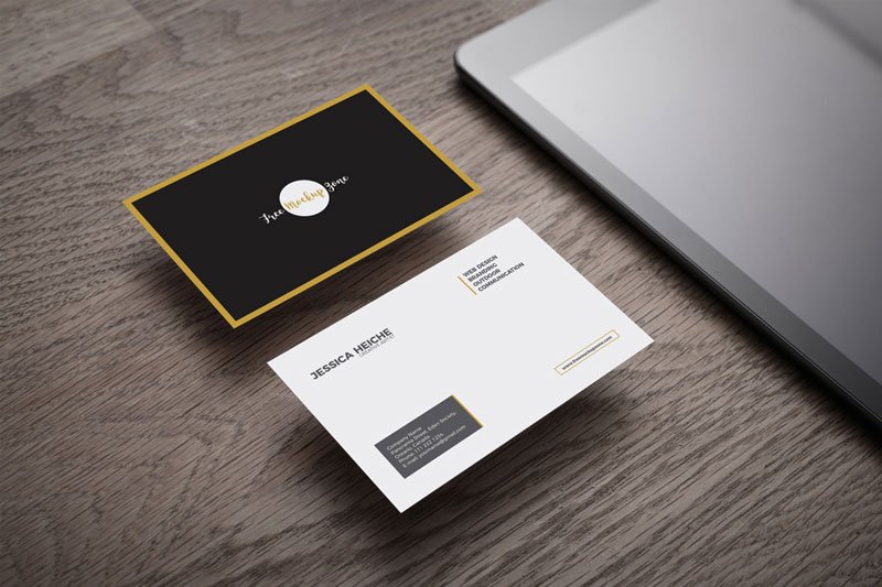Executive-Business-Card-Mockup-on-Wooden-Table