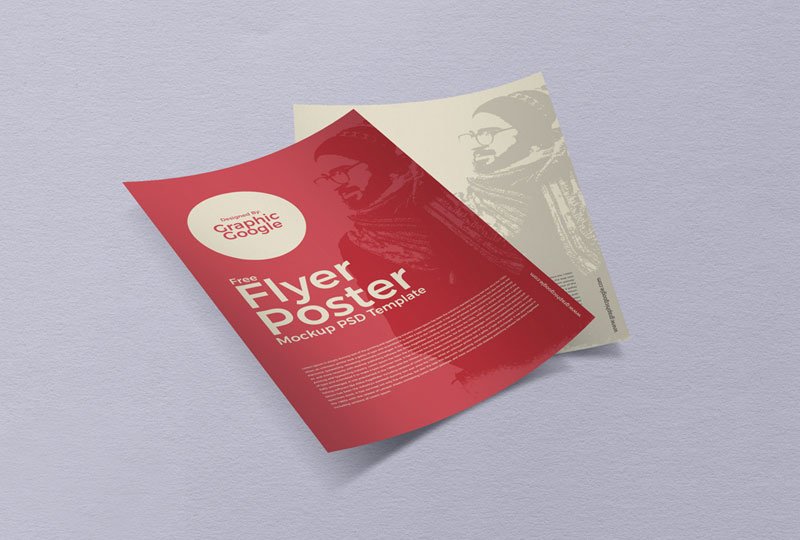 50 Flyers Free PSD Mockup Templates For Creative Designers