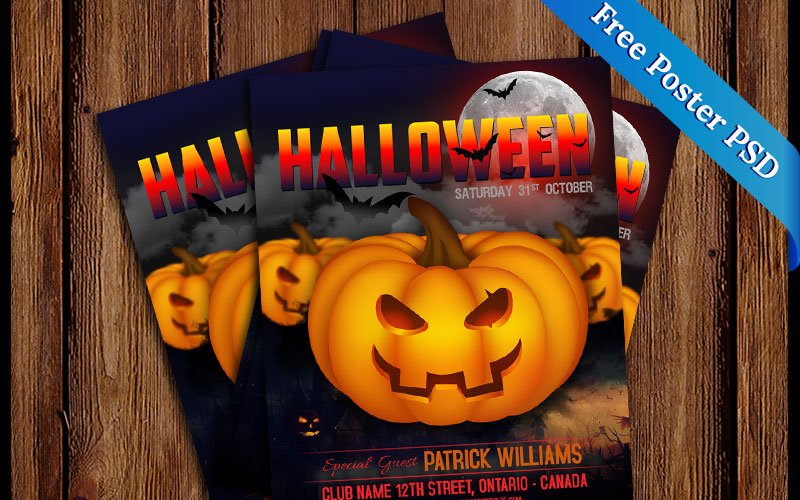 Free-PSD-Halloween-Party-Poster