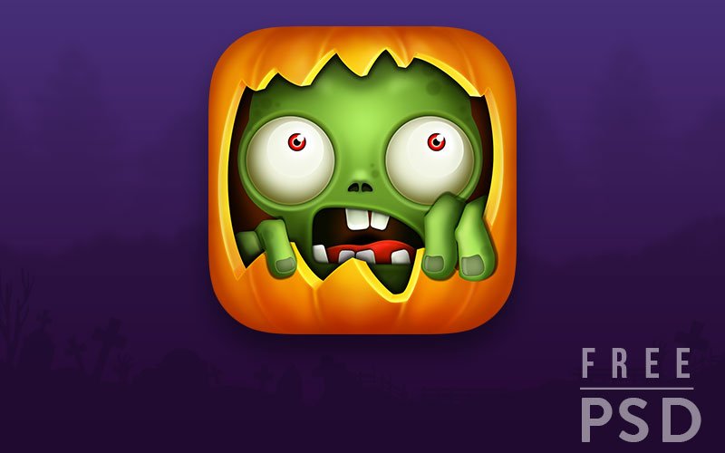 Free-PSD-Halloween-app-icon