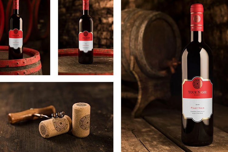 Free-Red-Wine-Bottle-Mockup-Set