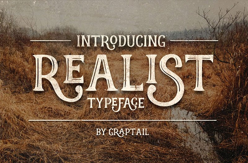 Free-Retro-Realist-Typeface-Font
