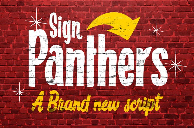 Free-Sign-Panthers-Typeface