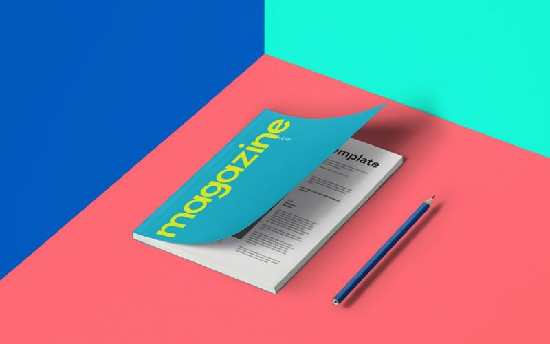 Isometric-A5-Magazine-Mockup