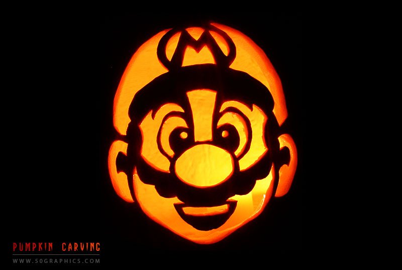 It's-Me-Mario-Pumpkin-Carving