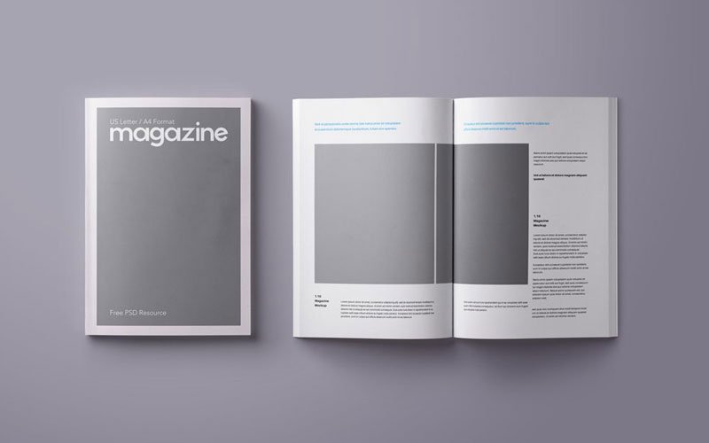 Open-and-closed-Magazine-(A4-,-US-letter)-Mockup