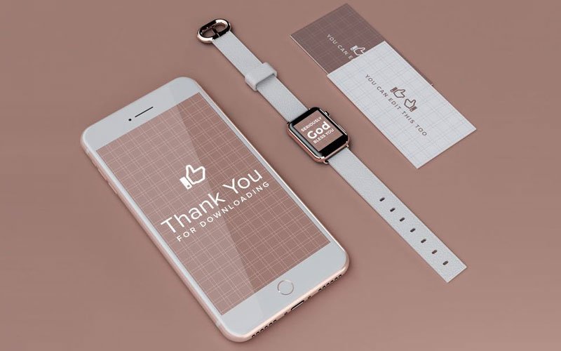 iPhone-and-Apple-Watch-UI-and-Branding-Mockup