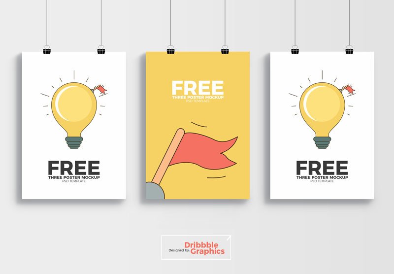 Free-3-Poster-PSD-Mockup-Template