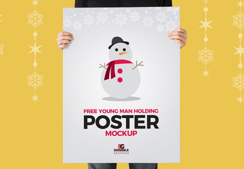 Free-Young-Man-Holding-Poster-in-Hands-Mockup