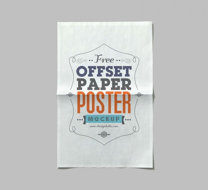 Offset-Paper-Poster-Mockup