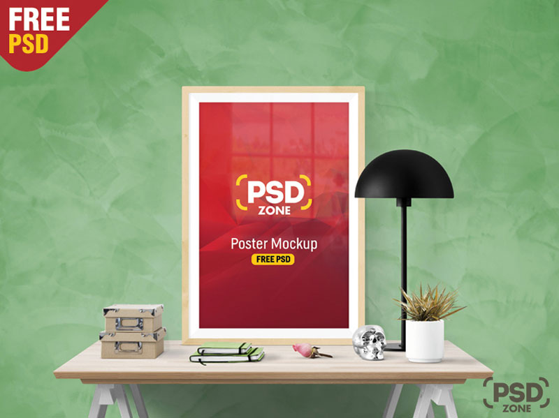 Poster-Frame-Mockup-Free-PSD