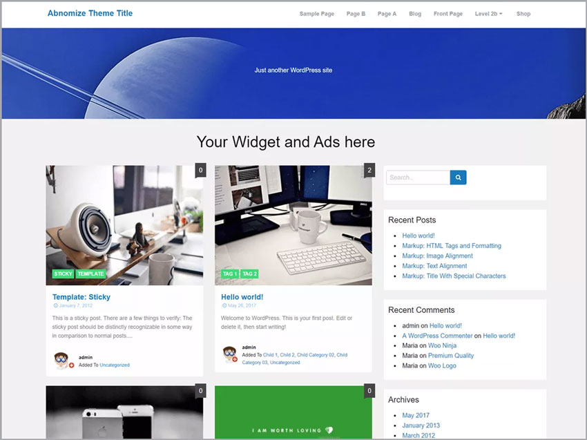 Abnomize-The-Best-WP-Theme