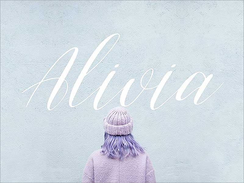 Alivia-Script-Free-Font