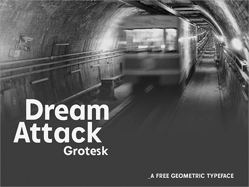Dream-Attack-Grotesk-Free-Font