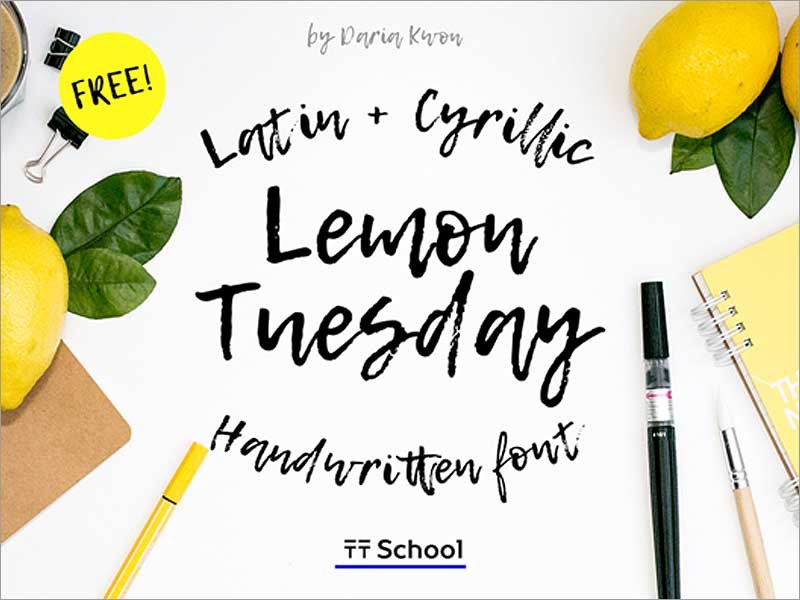 Lemon-Tuesday-Free-Font