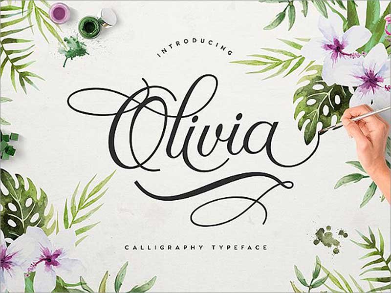 Olivia-Script-Free-Font