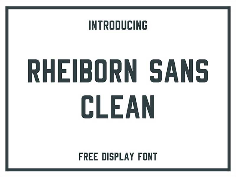 Rheiborn-Sans-Free-Font