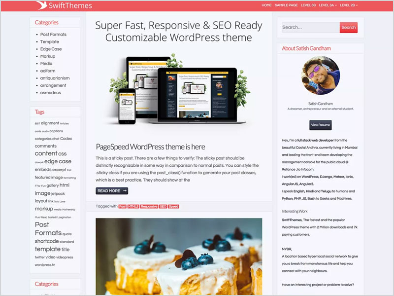 Page-Speed-Free-WP-Theme