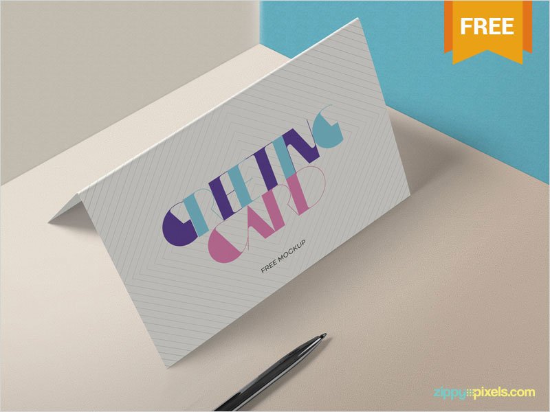 Free-Stunning-Invitation-Card-Mockup