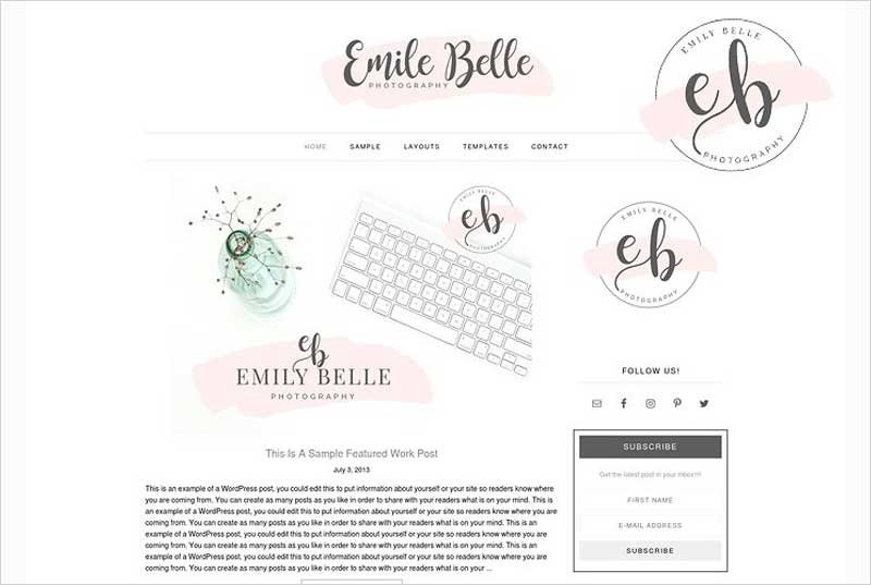 Emily-Belle-WordPress-Theme