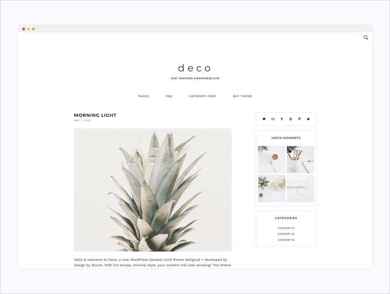 Minimal-Wordpress-Theme--Deco