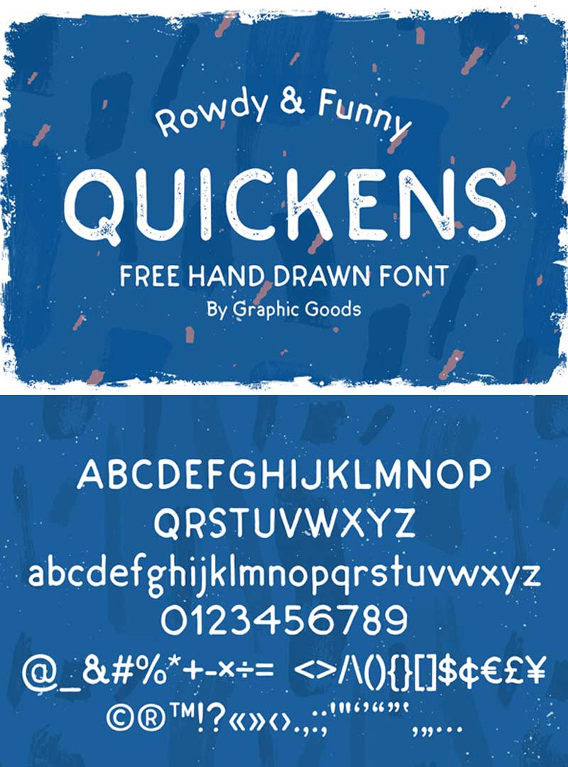 Quickens-Free-Font-(Regular-&-Rough)