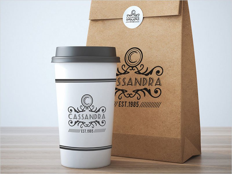 Take-away-coffee-cup-and-bag-mock-up-design-Free-Psd