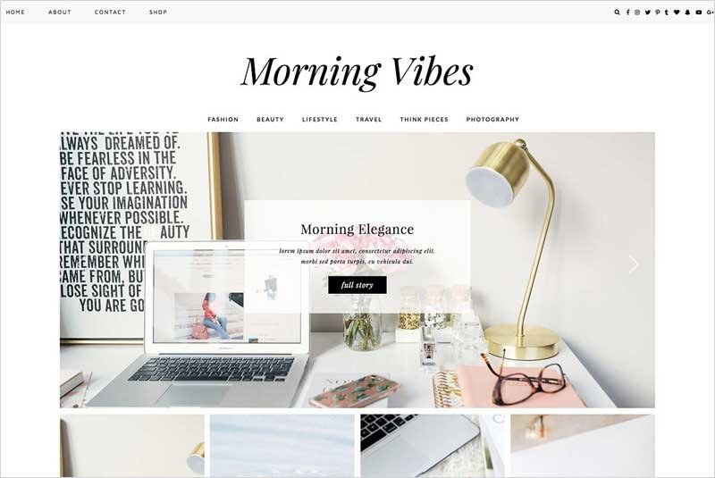 WordPress-Theme-Morning-Vibes
