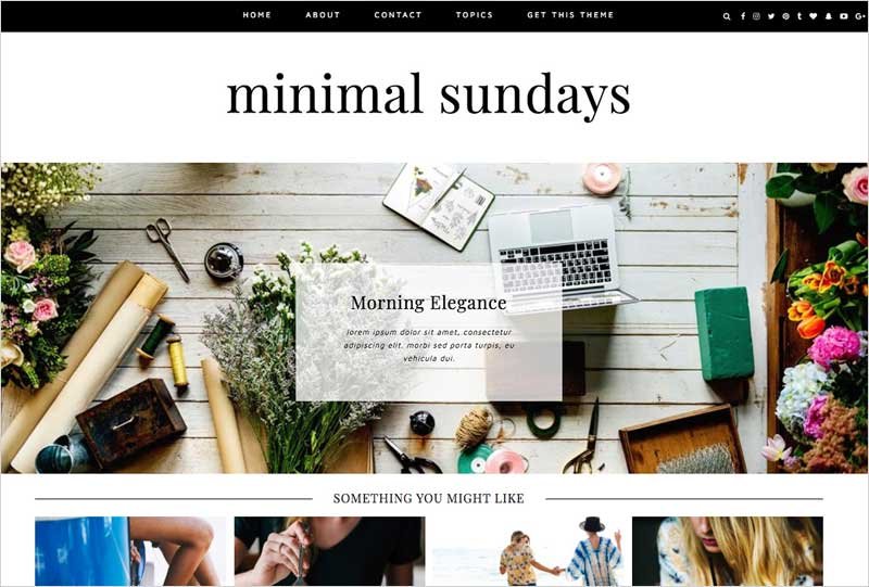 Wordpress-Theme-Minimal-Sundays